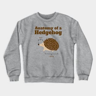 Anatomy Of A Hedgehog Crewneck Sweatshirt